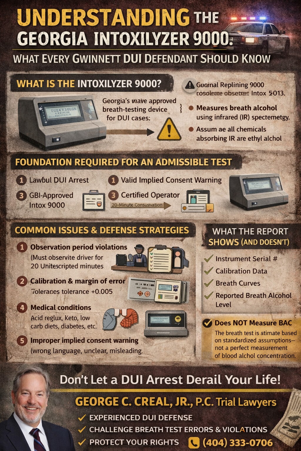 Gwinnett DUI Lawyer Explains the Intoxilyzer 9000 What You Need to Know If You Were Arrested for DUI Gwinnett DUI Attorney George Creal